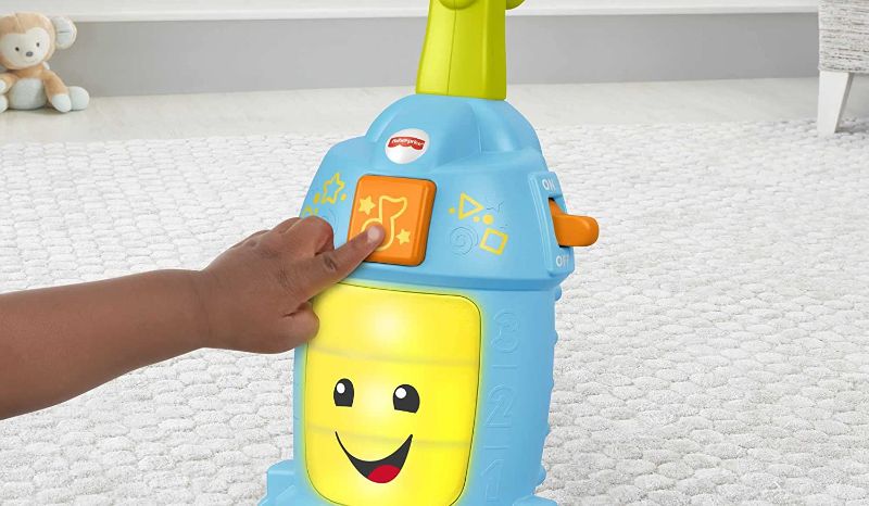 Photo 1 of Fisher-Price Laugh & Learn Toddler Toy Light-Up Learning Vacuum Musical Push Along For Pretend Play Ages 1+ Years
