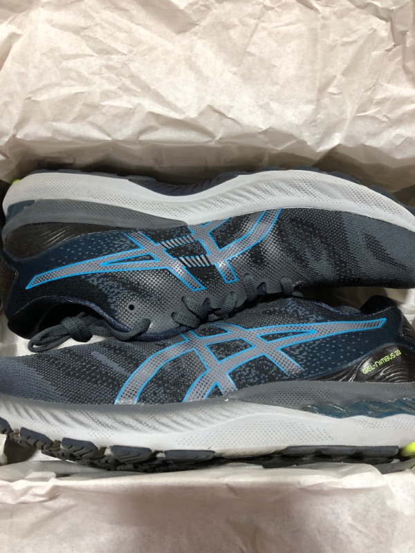 Photo 2 of Asics GEL-Nimbus 23 10.5 , Carrier Grey/Digital Aqua (Men's)