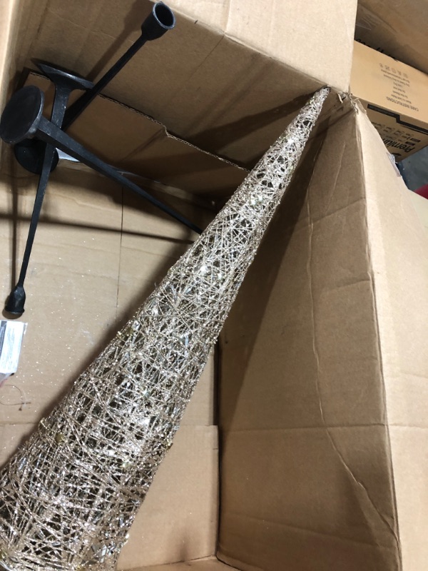 Photo 1 of 24" B/O LIGHTED HOLIDAY CONE 