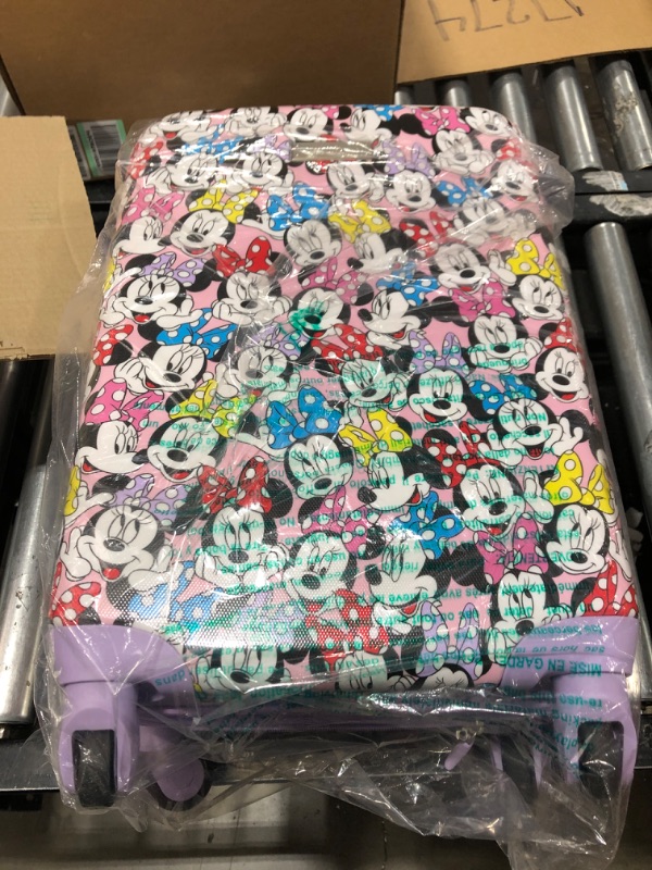 Photo 2 of American Tourister Disney Hardside Luggage with Spinners, Minnie Pastel, 2-Piece Set (18/20) 2-Piece Set (18/20) Minnie Pastel