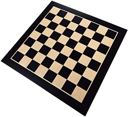 Photo 1 of Chess Board Berlin - Inlaid Maple and Beech Wood, Extra Large 19 x 19 Inch