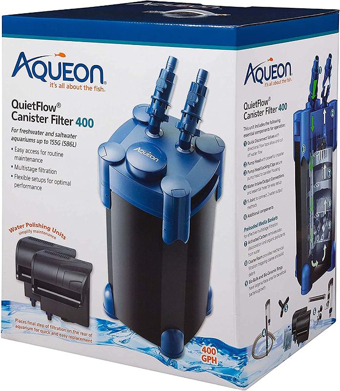 Photo 1 of 
Aqueon QuietFlow Canister Filter 100-150 Gallons