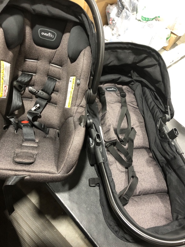 Photo 2 of Evenflo Pivot Xpand Modular Travel System with SafeMax Infant Car Seat