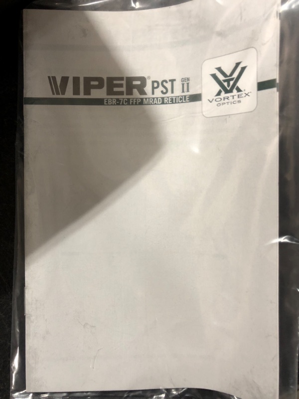 Photo 1 of Vortex Optics Viper PST Gen II 5-25x50 First Focal Plane Riflescope - EBR-7C Reticle (MRAD), Black & Vortex Optics Precision Matched Rings 30mm - Height 1.45 inches