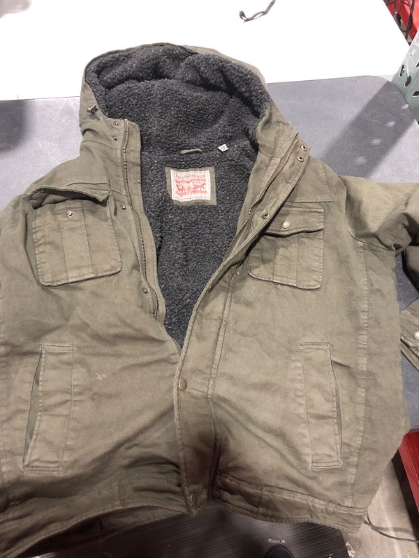 Photo 2 of Levi's Men's Sherpa Lined 4-Pocket Military Jacket