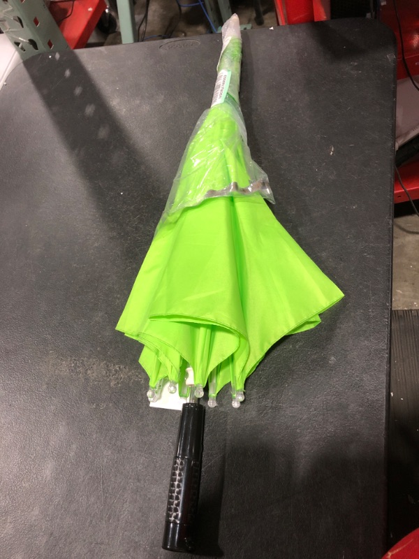 Photo 2 of  15" Automatic Open, Light Weight Travel Folding Umbrella for Men and Women, (Lime Green)