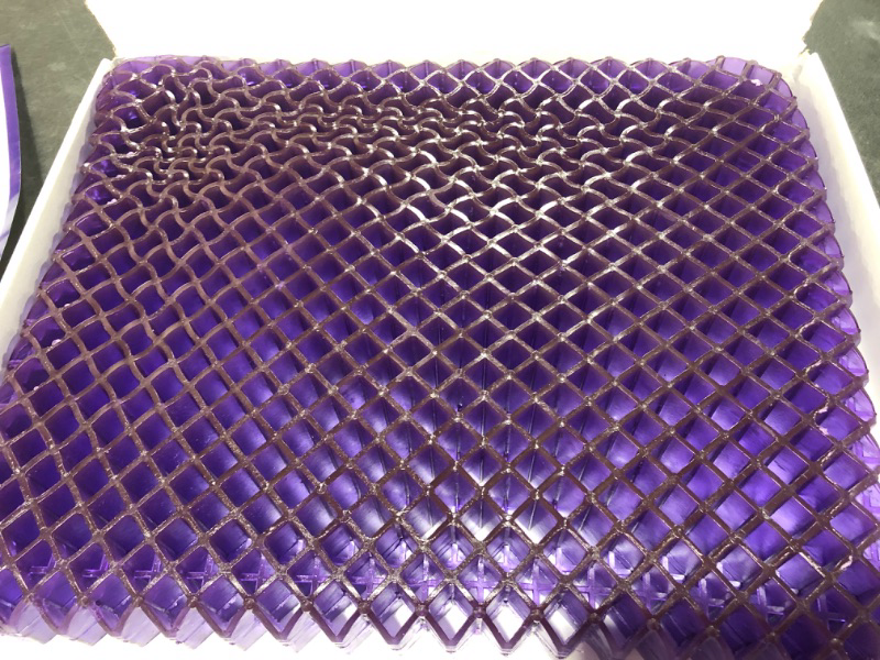 Photo 3 of Purple Royal Seat Cushion - Seat Cushion for The Car Or Office Chair - Temperature Neutral Grid