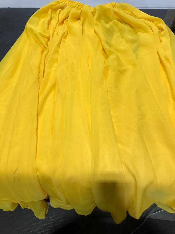 Photo 2 of 720 Sheer Chiffon 35" Long Ballet Skirt Maxi Skirt for Ballerinas Performance Ballet Dancer Photography Belly Dance Costume Yellow