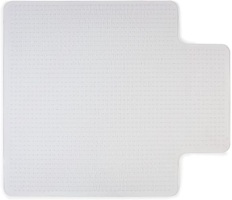 Photo 1 of 45-Inch X 53-Inch Low Pile Carpet Chair Mat Lip
