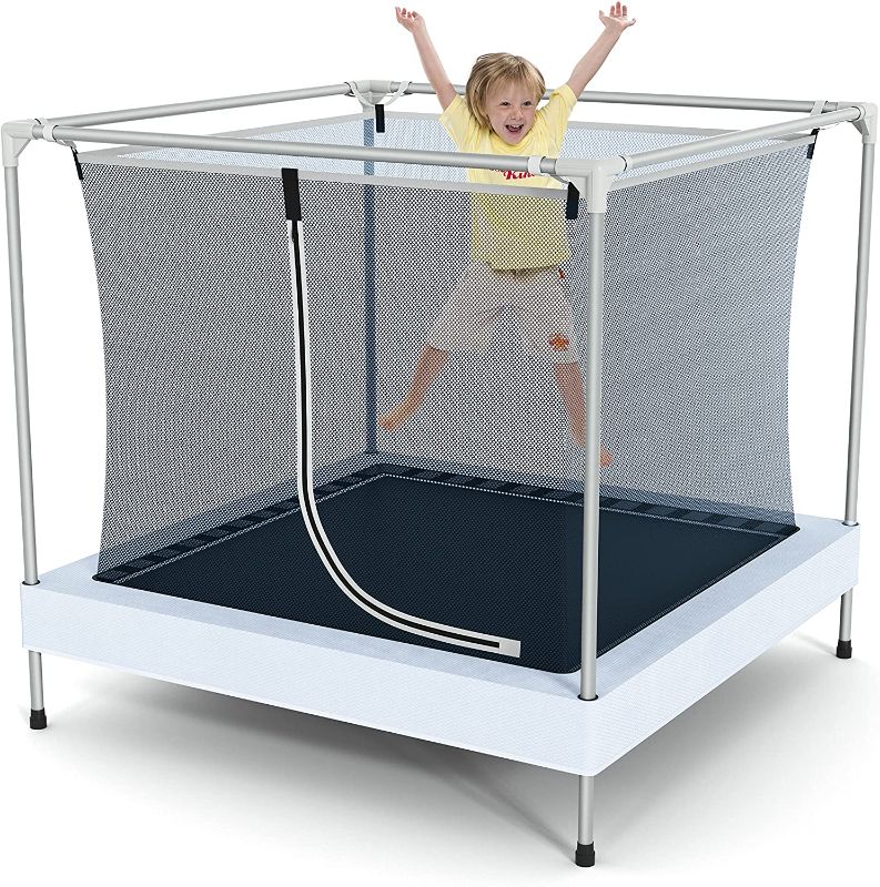 Photo 1 of EL&IT·Wings Trampoline for Kids - 6.5FT/4.5FT Indoor/Outdoor Toddler Trampoline/Kids Trampoline with Net, Safety Small/Baby Trampoline with Enclosure - Birthday Gift for Children Age 1-8
