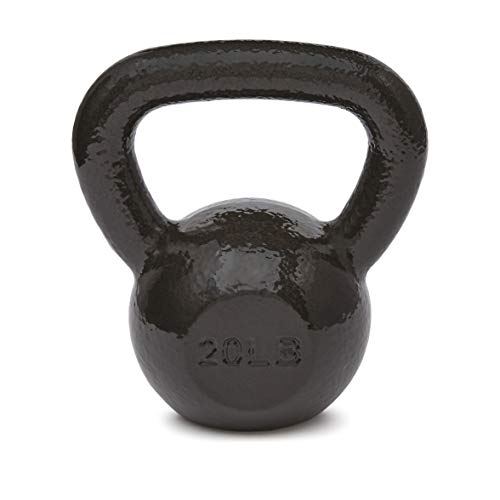 Photo 2 of Amazon Basics Cast Iron Kettlebell - 20 Pounds, Black