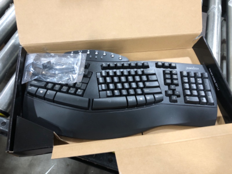 Photo 2 of Wireless Ergonomic Keyboard with Gel Wrist Rest Bundle