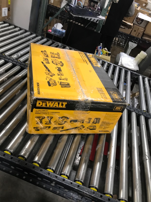 Photo 4 of DEWALT 20V MAX Power Tool Combo Kit, 10-Tool Cordless Power Tool Set with 2 Batteries and Charger (DCK1020D2) 10-Tool Combo Kit Only