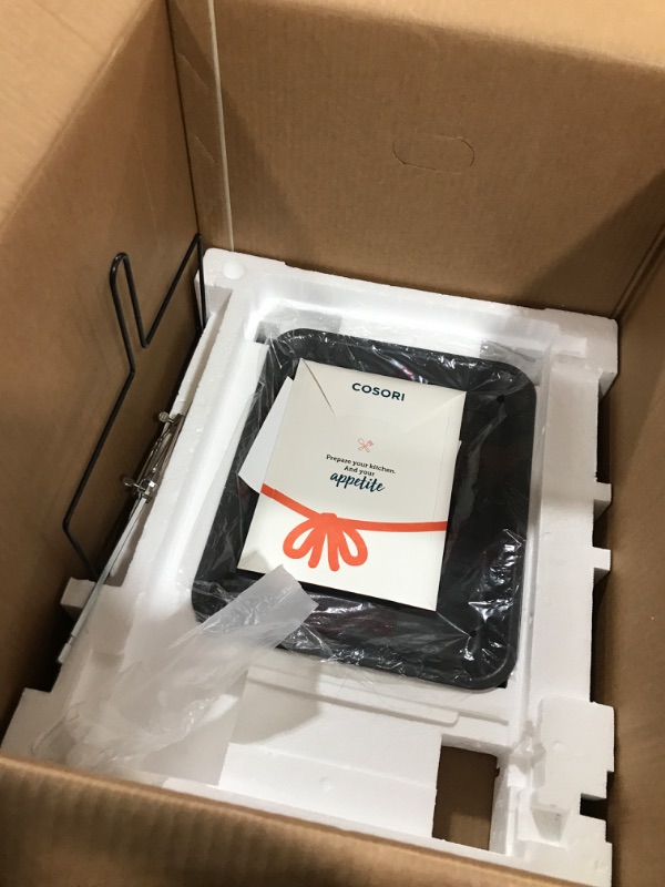 Photo 1 of COSORI Smart 12-in-1 Air Fryer Toaster Oven Combo Convection Rotisserie & Dehydrator for Chicken, Pizza and Cookies, Recipe&Accessories Included, 30L, Silver – A Certified for Humans Device 30L+Toaster Oven Air Fryer