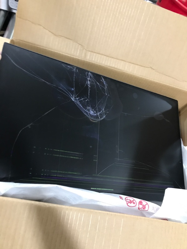 Photo 2 of LG FHD 27-Inch Computer Monitor 27MP450-B, IPS with AMD FreeSync, Black
(FOR PARTS)