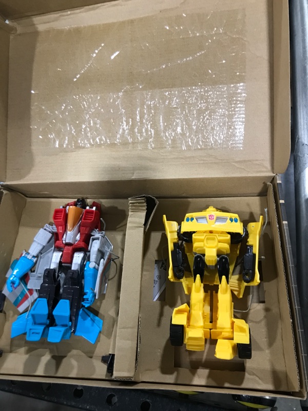 Photo 2 of Transformers Toys Heroes and Villains Bumblebee and Starscream 2-Pack Action Figures - for Kids Ages 6 and Up, 7-inch (Amazon Exclusive)