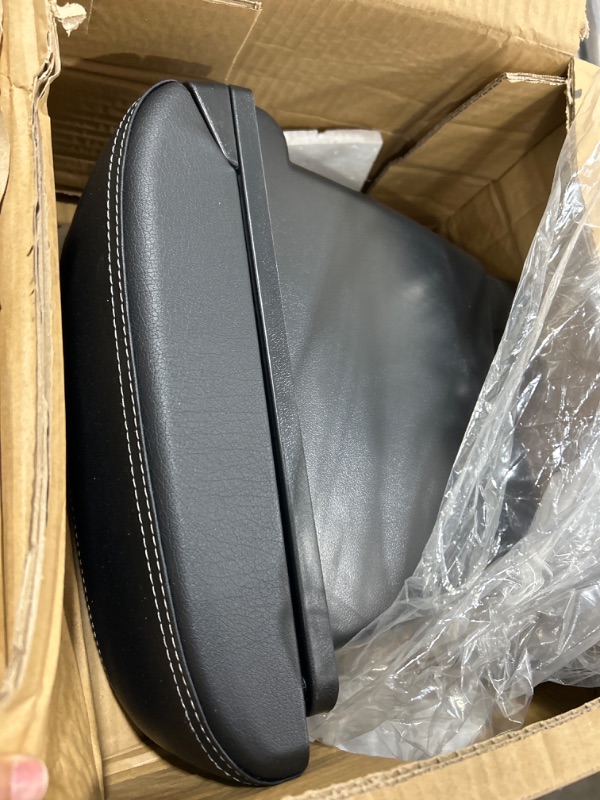 Photo 1 of Center Arm Rest Console For Smart Fortwo 453 2014-2019 New Storage Box USB Interface Content Modification Forfour Black with White thread