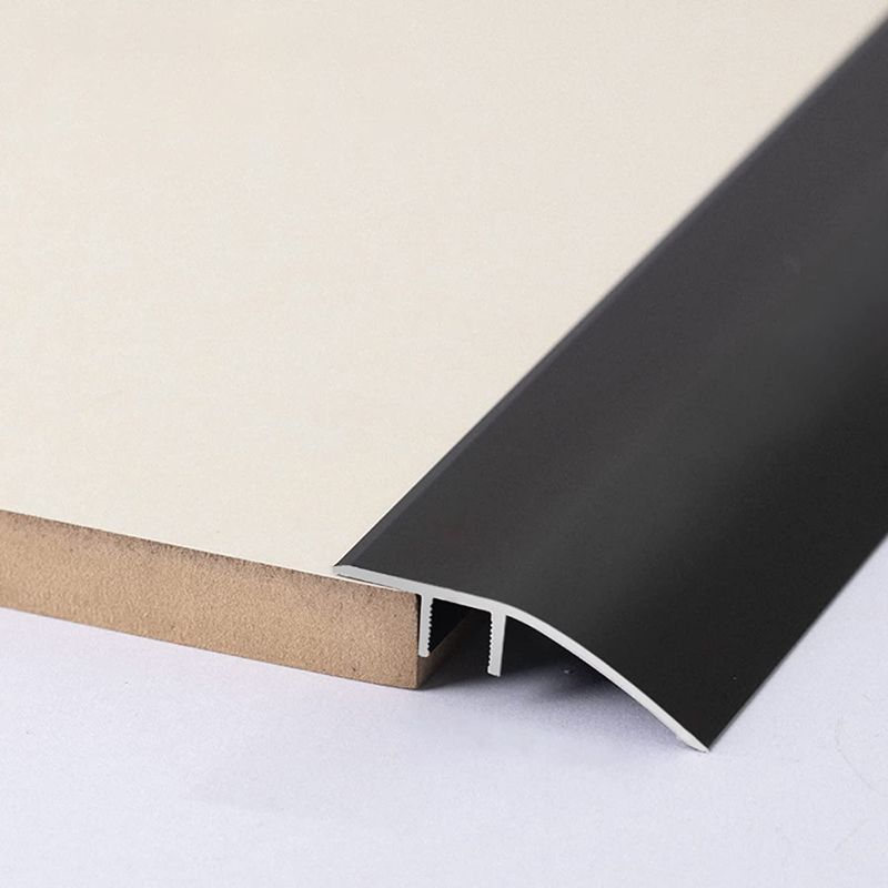 Photo 1 of Aluminum Floor Transition Threshold Strip Matte Black, 36 inch Doorway Edge Trim for Tile Laminate Vinyl Flooring, Kitchen Bedroom Bathroom Doors Reducer Gap Cover, 1 3/4" (43mm) Wide
