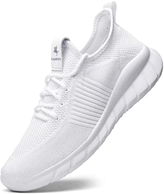 Photo 1 of Kaopabolo Women Man Tennis Walking Shoes Sneakers for Women Men Running Shoes-Comfortable Athletic Shoes White - SIZE 9