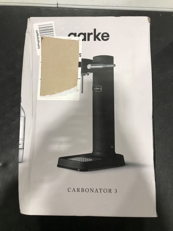 Photo 4 of aarke - Carbonator III Premium Carbonator-Sparkling & Seltzer Water Maker-Soda Maker with PET Bottle (Matte Black) AAC3-Black Carbonator Only