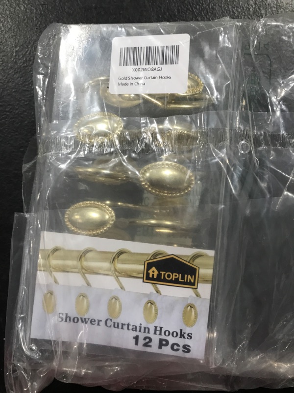 Photo 1 of 12 piece shower curtain hooks