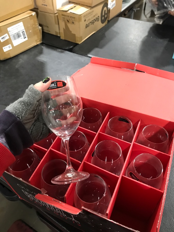 Photo 1 of 12 piece wine glasses