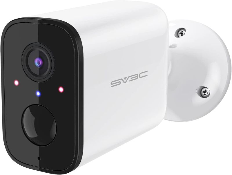 Photo 1 of SV3C Wireless Camera Outdoor, 1080P WiFi Battery Security Cameras, Cordless Home Indoor Rechargeable Cam with Two-Way Audio, PIR Motion Detection, SD Card Storage, Adorcam App Remote Viewing
