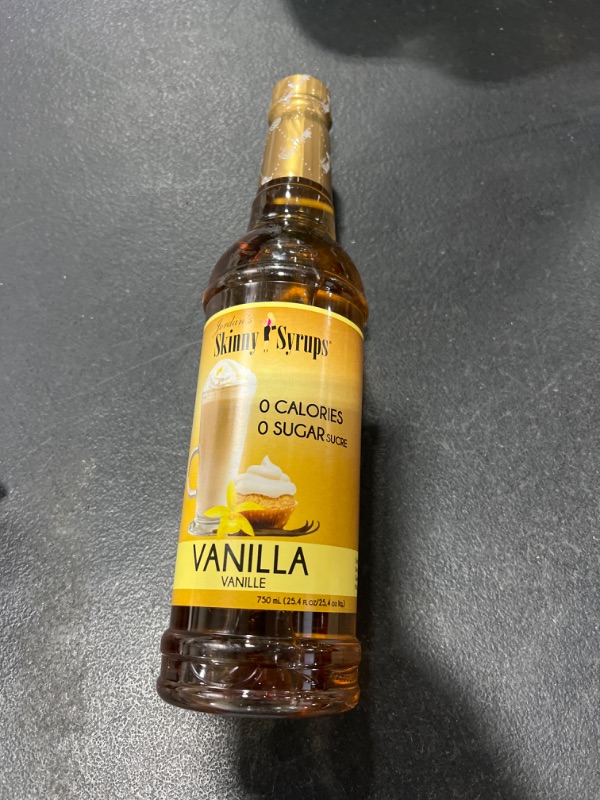 Photo 2 of Jordan's Skinny Syrups Vanilla, Sugar Free Flavoring Syrup, 25.4 Ounce Bottle 25.4 Fl Oz (Pack of 1)