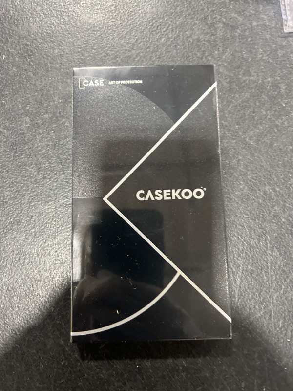 Photo 2 of CASEKOO Matte Clear for iPhone 13/14 Case, [Anti-Fingerprint] Translucent Protective Phone Case Non-Slip Cover Slim Fit 6.1 inch 2022 Matte Black