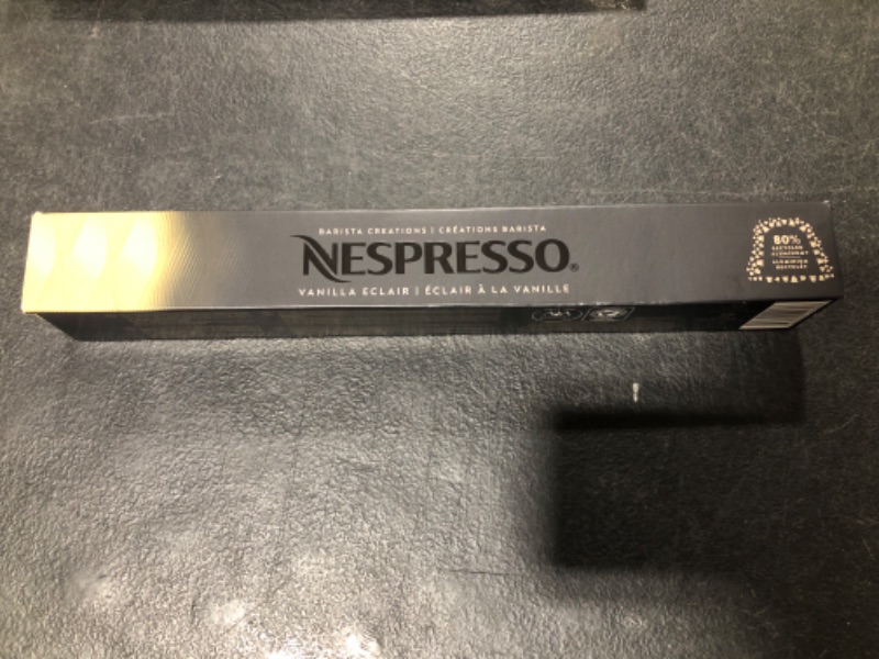Photo 1 of (EXPIRED DEC. 2022) Nespresso Coffee Pods 10 Capsules 1 Sleeve VertuoLine Vertuo Line Single Serve Intenso/Double Espresso/Gran Lungo Vanilla Eclair
