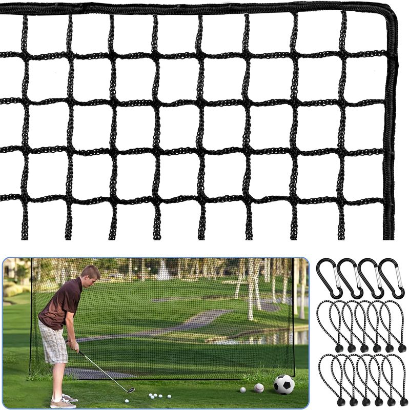 Photo 1 of Amazgolf Golf Net, Sports Practice Barrier Net, Heavy Duty Ball Hitting Golf Netting, DIY Adjustable Ball Net