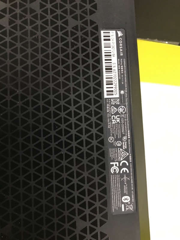 Photo 1 of Corsair K100 AIR Wireless RGB Mechanical Gaming Keyboard - Ultra-Thin, Sub-1ms Slipstream , Low-Latency Bluetooth, Cherry MX Ultra Low Profile Keyswitches 