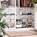 Photo 4 of 16 Cubes Storage Organizer, Bookcase, Display Shelf with Wooden Mallet, Cabinet Storage for Kids, Adult, Office, Bedroom, Bathroom, White