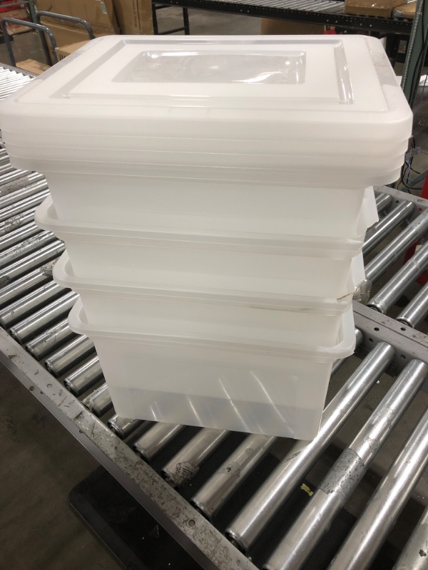 Photo 1 of 4 pack of of big PLASTIC containers