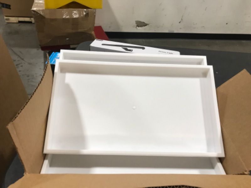 Photo 1 of 3 white trays 15 x 8.5