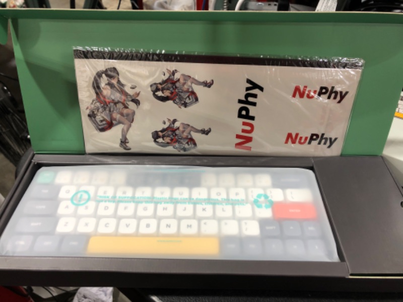 Photo 2 of nuphy Air60 Portable Wireless Keyboard, 60% Low Profile Mechanical Keyboard, Supports Bluetooth 5.0, 2.4G and Wired Connection, Compatible with Windows and Mac OS Systems-Gateron Red Switch
