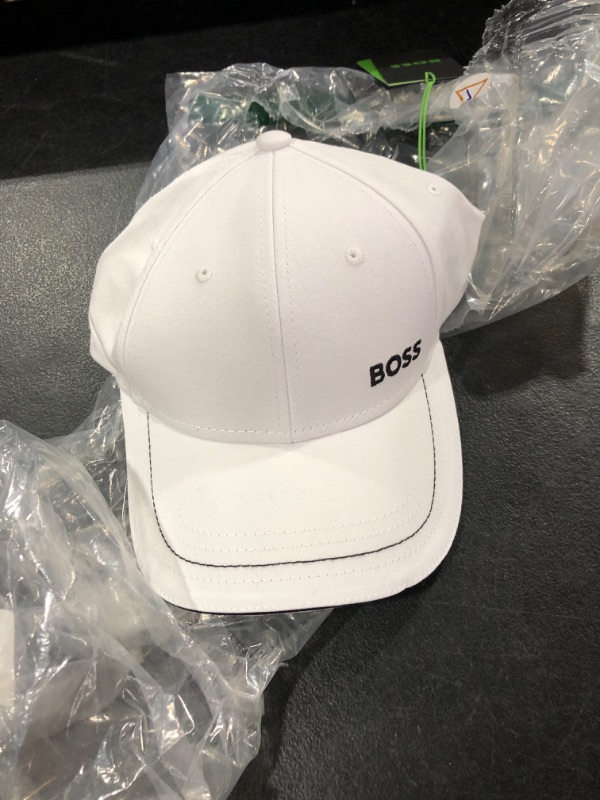 Photo 2 of BOSS Men's Logo Twill Cap. One size fits all