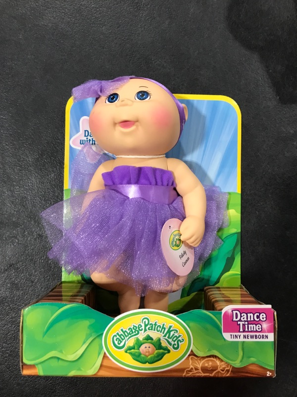 Photo 2 of Cabbage Patch Kids 9 Dance Time Girl, Blue Eyes, Purple Tutu