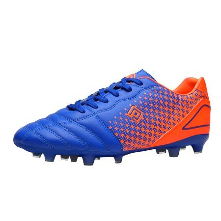 Photo 1 of DREAM PAIRS Mens Soccer Cleats Firm Ground Soccer Shoes Football Shoes SUPERFLIGHT-1 ROYAL/ORANGE Size 10
