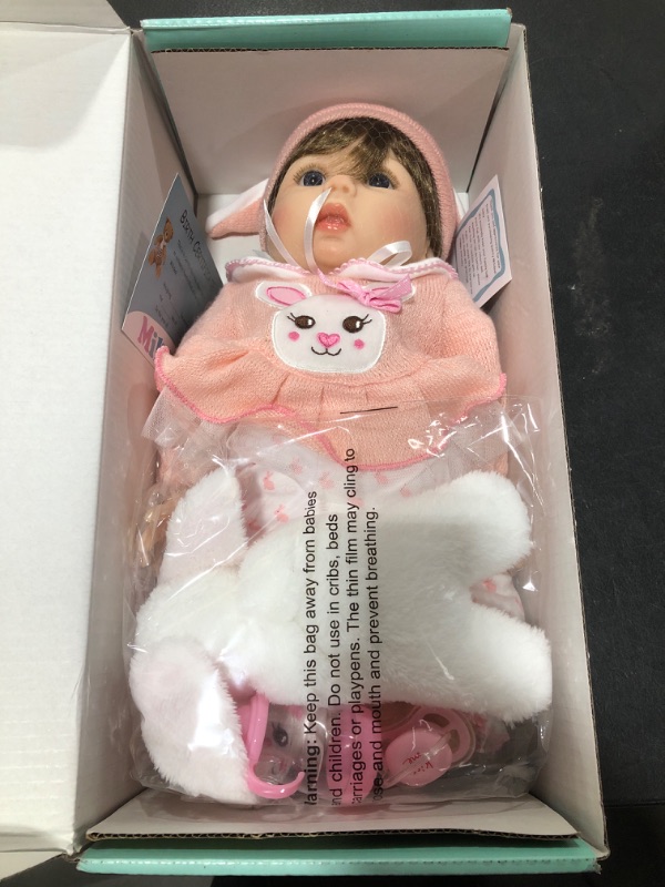 Photo 2 of Milidool Reborn Baby Dolls - Lifelike Newborn Doll, 22 inch