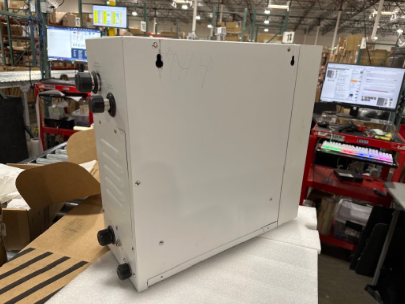 Photo 1 of EliteSteam 7.5 kW Steam Shower Generator Kit (Includes Steam Generator, Control, Steam Head, Cable) (Polished Chrome Inside Control)