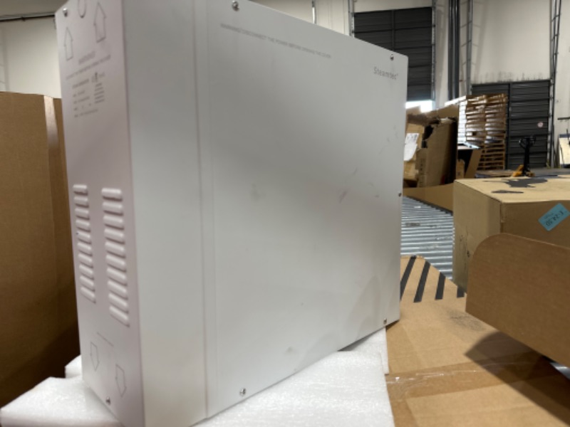 Photo 1 of EliteSteam 7.5 kW Steam Shower Generator Kit (Includes Steam Generator, Control, Steam Head, Cable) (Polished Chrome Inside Control)