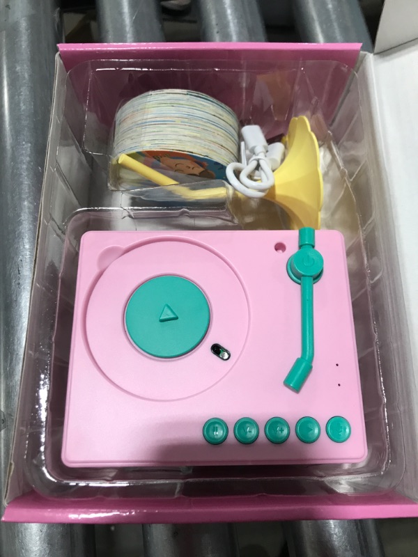 Photo 2 of Classic Record Player Set with 48 Audio Cards for Kids - Music & Storytime Toy
