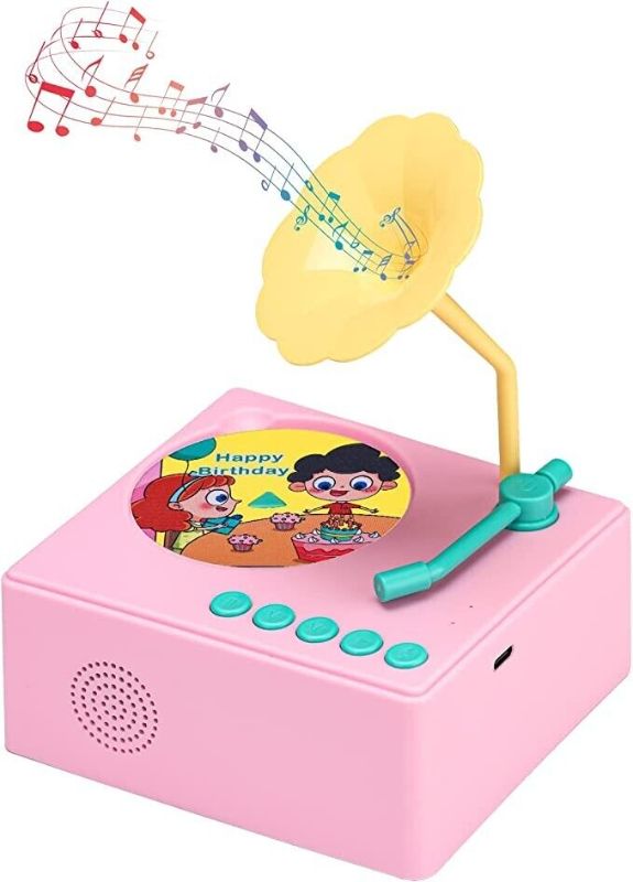 Photo 1 of Classic Record Player Set with 48 Audio Cards for Kids - Music & Storytime Toy
