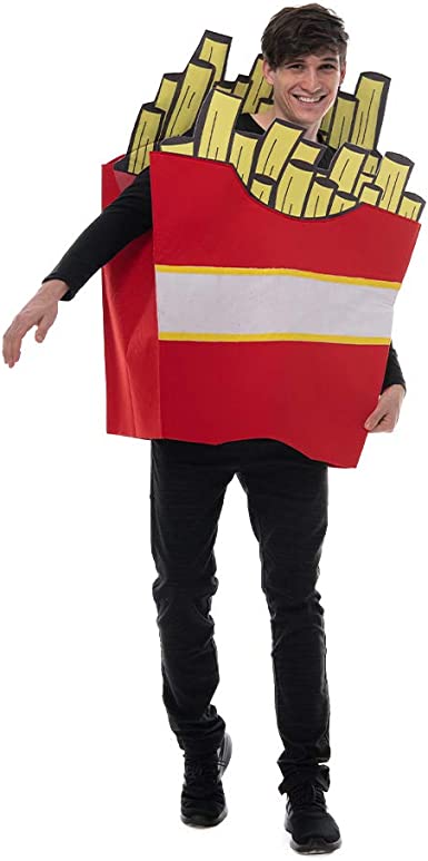 Photo 1 of Adult's French Fries Costume Halloween - One Size