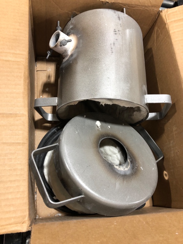 Photo 2 of 5KG Propane Smelting Furnace Deluxe Kit with Tongs and Crucible & 2KG Graphite Ingot Mold Crucible Mould for Smelting Gold Silver Copper
