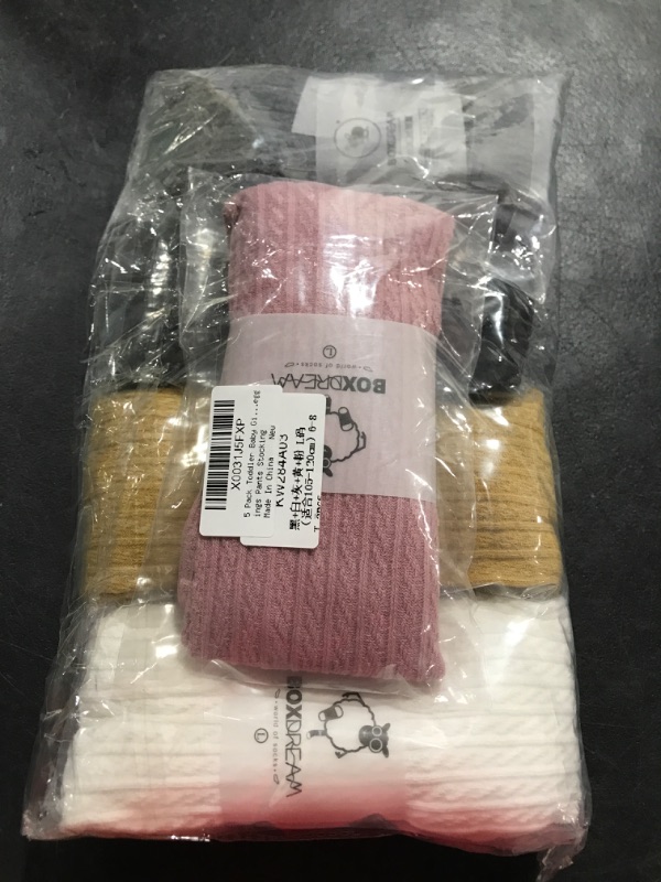 Photo 2 of 4/5 Pack Baby Toddler Girls Cotton Cable Knit Tights Pantyhose Bow-knot Leggings Stocking Pants 