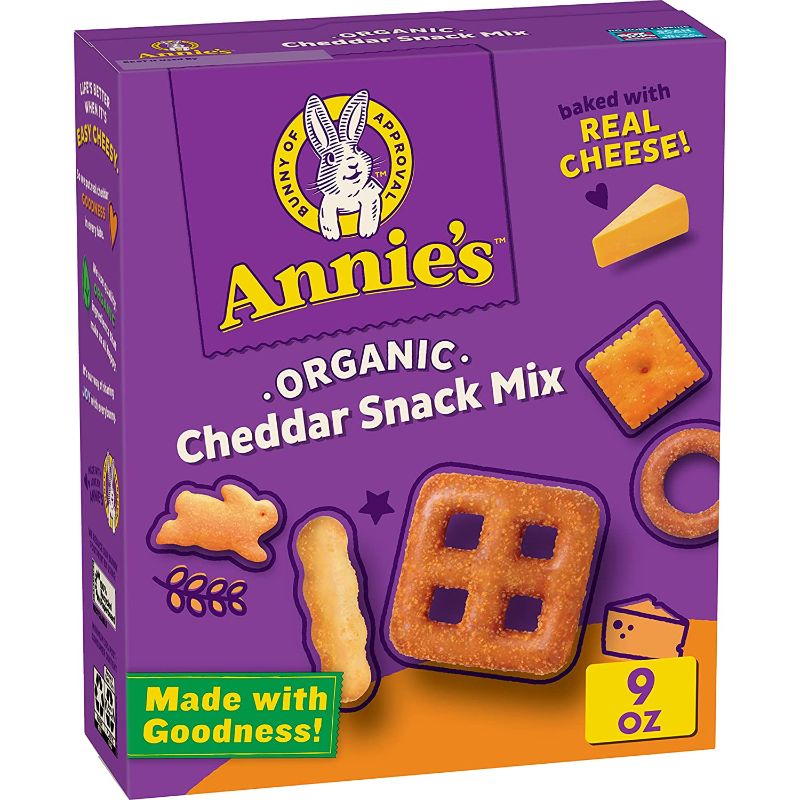 Photo 1 of 4 Annie's Organic Cheddar, Snack Mix, 9 Oz