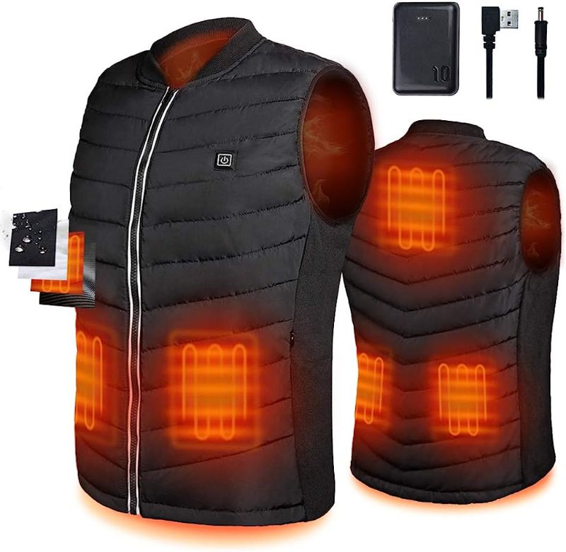 Photo 1 of  Heated Vest, Lightweight Heated Jacket with Battery Pack USB Charging Warming Clothes Heating Vest for Men Women