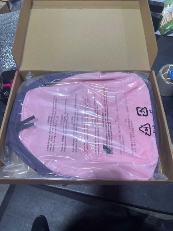 Photo 2 of Amazon Basics School Laptop Backpack - Pink